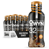 OWYN botella frontal No Nut Buttercup mostrando etiqueta clara y beneficios