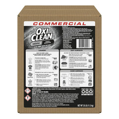 OxiClean caja 25 lb frontal mostrando el empaque profesional y ahorro
