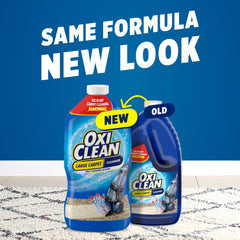 OxiClean detalle de etiqueta con instrucciones para un uso seguro