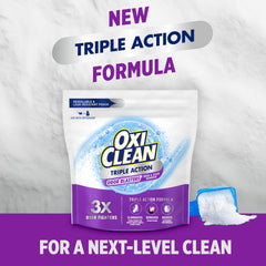 OxiClean detalle del polvo mostrando textura fina y poder activo