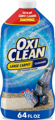 OxiClean frontal de botella 64 fl oz mostrando el envase y capacidad
