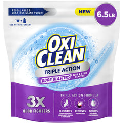 OxiClean paquete frontal 6.5 lb mostrando etiqueta y beneficios