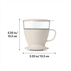 OXO tanque con marcas de medición legibles hasta 12 oz para control preciso del agua