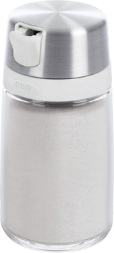 OXO dispensador de azúcar vista frontal, diseño compacto y práctico