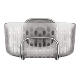 OXO organizador frontal mostrando su capacidad y orden en fregadero