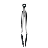 OXO pinzas 9 pulgadas frontal mostrando diseño resistente y acabado profesional