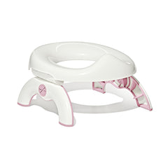 OXO Tot orinal frontal mostrando diseño compacto y transporte fácil