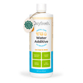 Oxyfresh botella frontal mostrando el aditivo y confianza