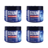 Ozium gel frasco vista frontal mostrando diseño compacto y beneficio frescura