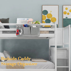 Ozzptuu bolsillos múltiples llenos, organiza libros y accesorios fácilmente