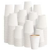 PACKINNO vaso de papel 8 oz frontal mostrando diseño y capacidad