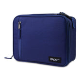 PackIt front view showing True Blue bag and zip closure for easy carrying