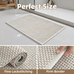 PADOOR primer plano de la textura chenille resaltando suavidad y rápida absorción