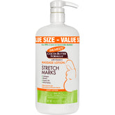 Palmer's frasco frontal mostrando tamaño 33.8 oz y beneficio hidratación