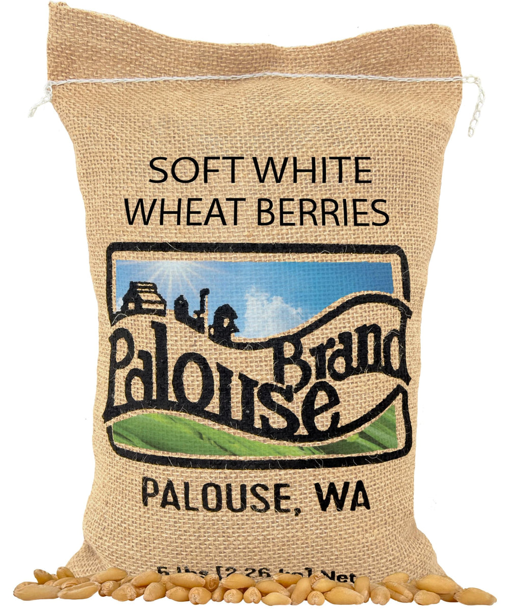 Palouse Brand frente del paquete mostrando marca y peso, confianza y origen