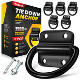 PAMAZY vista frontal del paquete con seis anclajes, seguridad reforzada