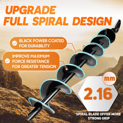 PAMAZY detalle espiral mostrando grosor reforzado para mejor agarre en suelo