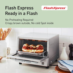 Panasonic FlashXpress panel de controles con seis botones preprogramados y pantalla
