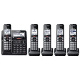 Panasonic frontal del conjunto KX-TGF975B mostrando cobertura en el hogar