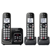 Panasonic KX-TGD833M frontal metálico mostrando diseño elegante y duradero