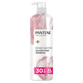 Pantene botella frontal Rose Water muestra higiene suave y beneficio hidratación