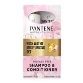 Pantene pack frontal mostrando champú y acondicionador para hidratación