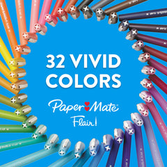 Paper Mate primer plano de punta 0,7 mm mostrando precisión