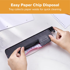 PaperPro inCOURAGE 12 guía de papel alineando documentos con precisión