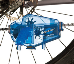 Park Tool CM-5.3 detalle de la esponja interna que minimiza goteos y residuos
