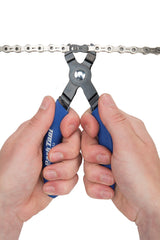 Park Tool MLP-1.2 primer plano de la mordaza que muestra perfil para eslabón rápido