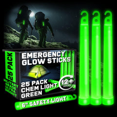 PartySticks empaque frontal mostrando 25 palitos verdes y visibilidad del contenido