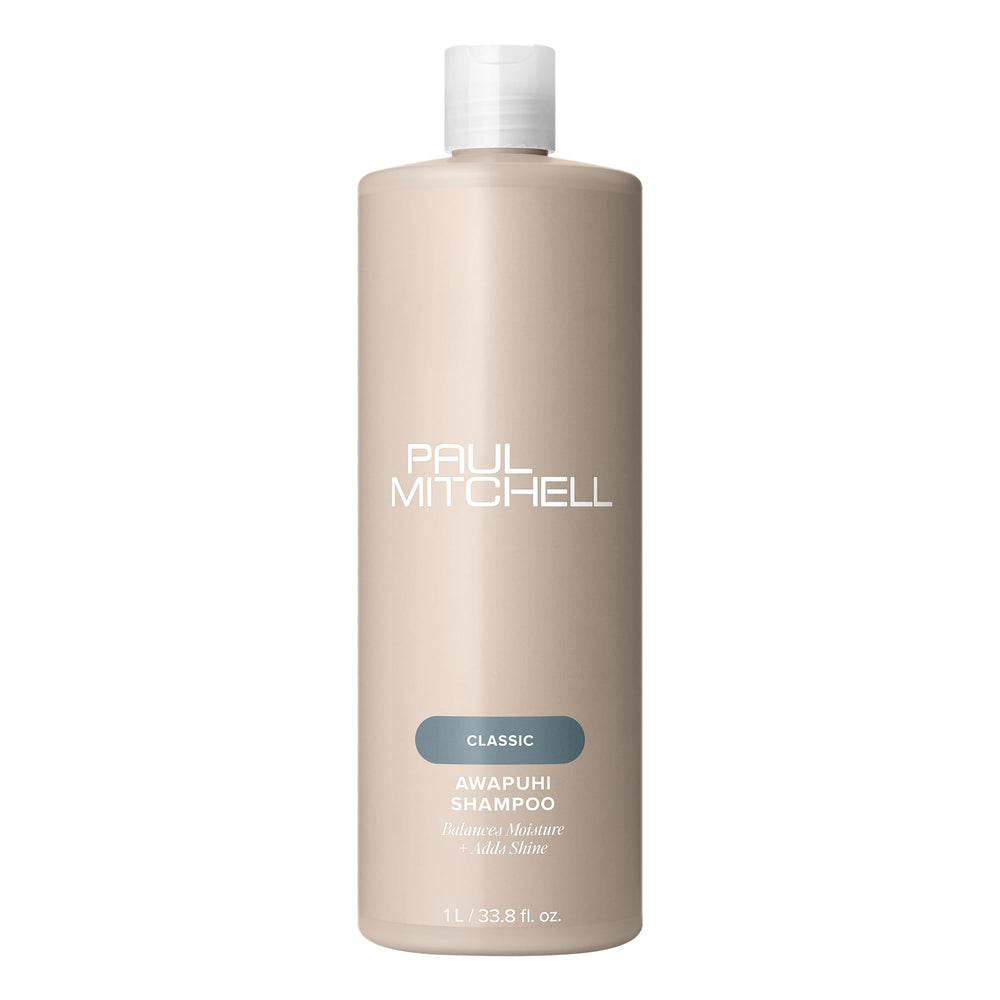 Paul Mitchell envase frontal mostrando tamaño y marca, fácil identificación