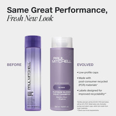 Paul Mitchell textura violeta del champú que hidrata y matiza tonos cálidos