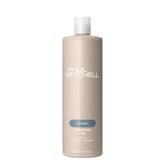 Paul Mitchell botella frente mostrando etiqueta y tamaño, limpieza visible