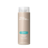 Paul Mitchell botella frontal mostrando el champú clarificante para nadadores