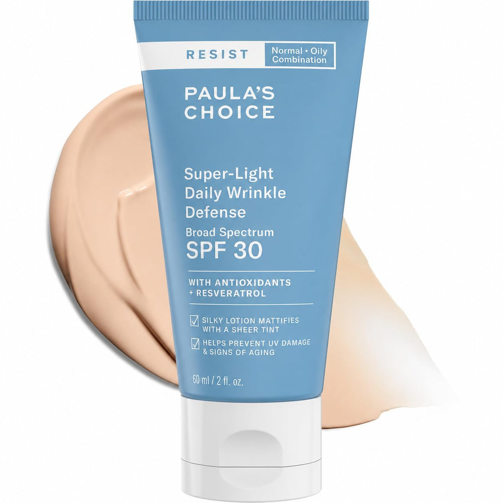 Paula's Choice frente del envase mostrando protector mineral SPF 30 y acabado mate