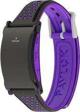Pavlok vista frontal del dispositivo mostrando controles y diseño práctico