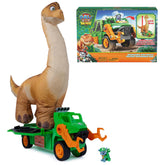 Paw Patrol vehículo Megasaurus frontal mostrando función de inflado