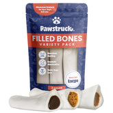 Pawstruck front packaging showing three filled bones and product branding for purchase clarity