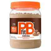 PBfit frasco frente mostrando etiqueta y beneficio bajo en grasa