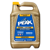 PEAK frasco frontal 1 galón mostrando diseño y capacidad protectora