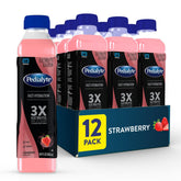 Pedialyte botella frontal fresa mostrando envase y conveniencia