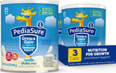 PediaSure lata frontal vainilla mostrando etiqueta y beneficios nutricionales