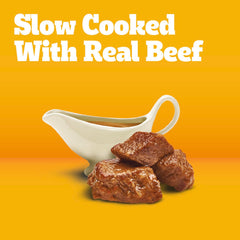 Pedigree lata abierta con salsa espesa y trozos visibles