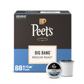 Peet's Coffee paquete frontal mostrando 88 cápsulas y beneficio conveniencia