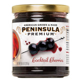 Peninsula Premium frente del frasco mostrando color burdeos y marca