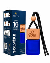 Perfa Solvère vista frontal mostrando diseño elegante y aroma potente