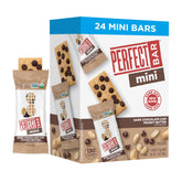 Perfect Bar mini front packaging showing organic label and portion size benefit