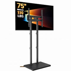 Perlegear soporte frontal con TV montada mostrando estabilidad y estilo