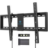 PERLESMITH vista frontal del soporte mostrando compatibilidad VESA y robustez